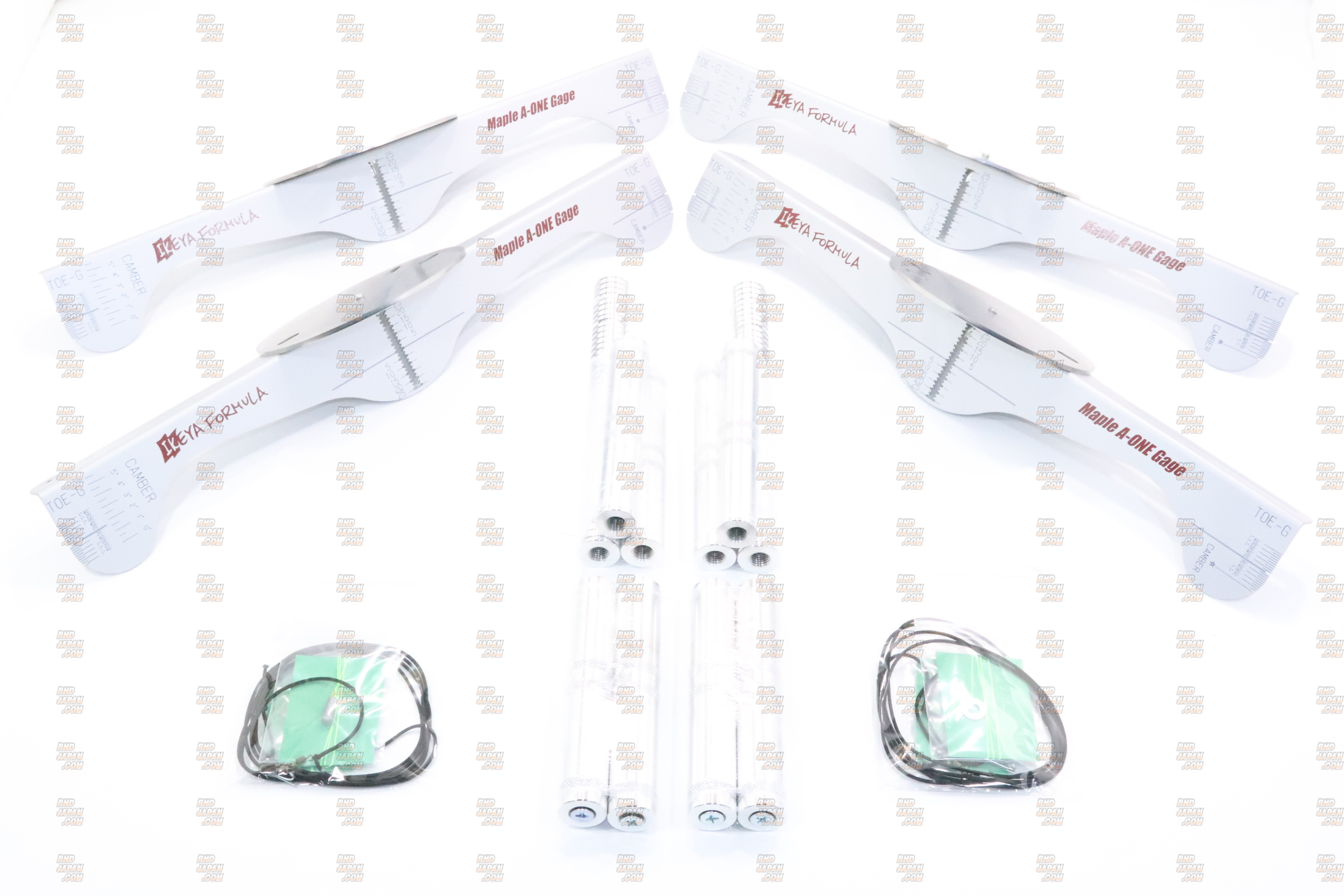 Ikeya Formula Maple A-One Gauge Alignment Tool Perfect Set